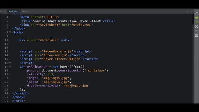 Amazing Image Distortion Hover Effects смотреть онлайн