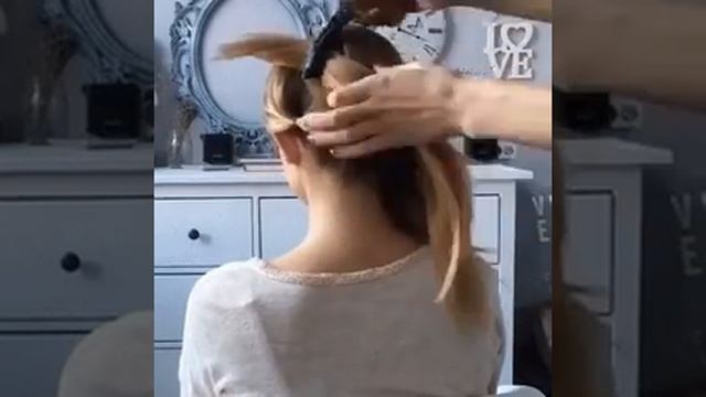 Самая лёгкая прическа/объемная коса! смотреть онлайн