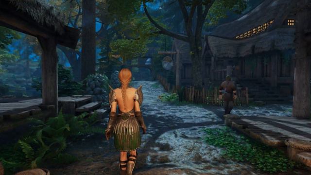 SkyrimAE 2023 - Ultra modded - Walking at a Bright Night in Riverwood смотреть онлайн