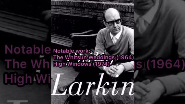 Philip Larkin Biography easy смотреть онлайн