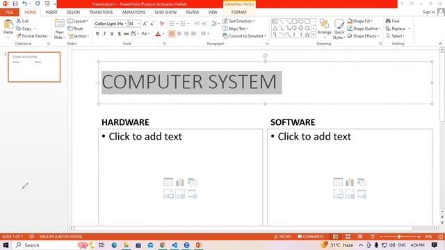How To Create Slide in Power Point | GIT Education смотреть онлайн