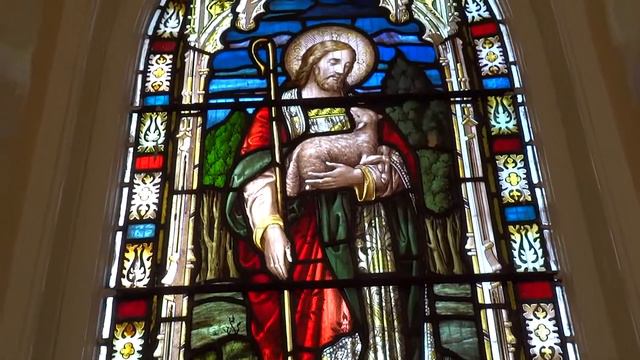 David James And John Dickson Stained Glass Window On Visit To Guthrie Angus Scotland смотреть онлайн