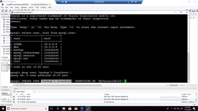 How to take a backup of a database by using mysqldump in MySQL Server - MySQL DBA Tutorial смотреть онлайн