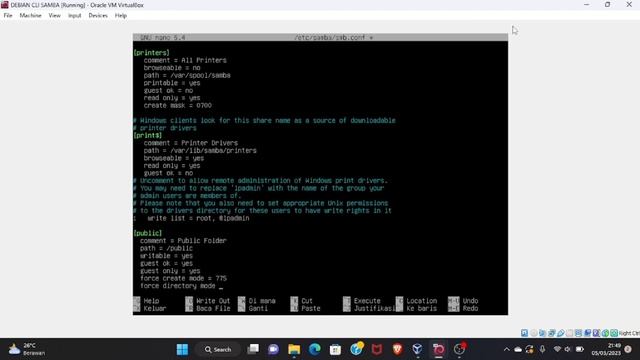 Instalasi dan konfigurasi Samba Server menggunakan Debian 11 | Debian CLI | Debian GUI | Windows смотреть онлайн