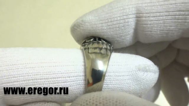 стальной Перстень "Сова"R0020F смотреть онлайн