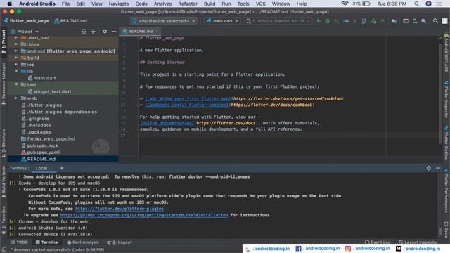 Flutter : Android tool chain update | Android Studio | Added Subtitles | flutter coding смотреть онлайн