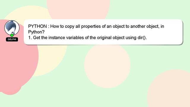 PYTHON : How to copy all properties of an object to another object, in Python? смотреть онлайн