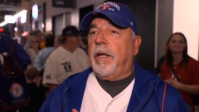 Emotional Texas Rangers fans celebrate World Series title смотреть онлайн