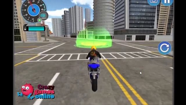 City Bike Stunt Racing | Walkthrough CrazyGamesOnline смотреть онлайн