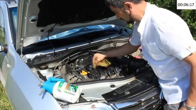 Сухая мойка двигателя средством Экодюкс смотреть онлайн