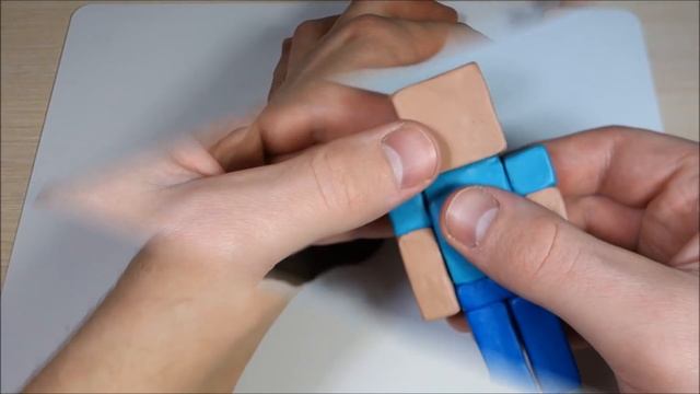 Как слепить Стива из пластилина. Майнкрафт. Minecraft. Plasticine.