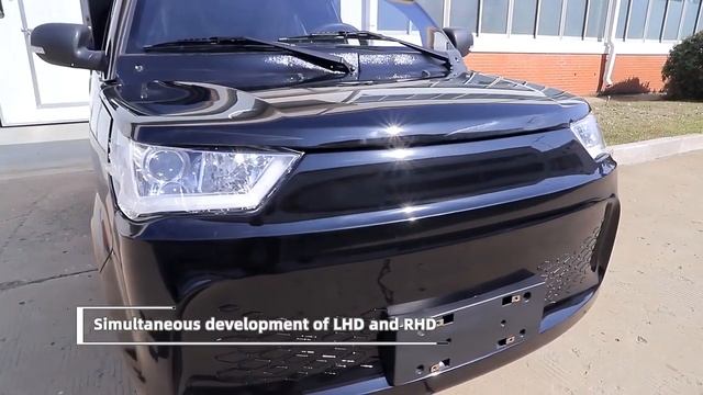 7.5KW Motor+230Ah Lithium Battery 100% Pure Electric Cargo Truck from Yunlong Motors смотреть онлайн