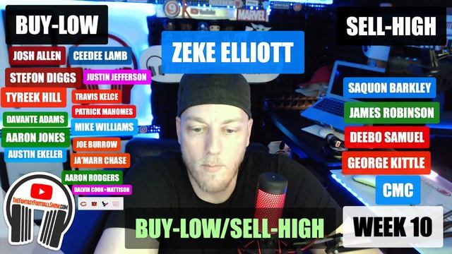 Week 10: Fantasy Football Buy-Low and Sell-High смотреть онлайн