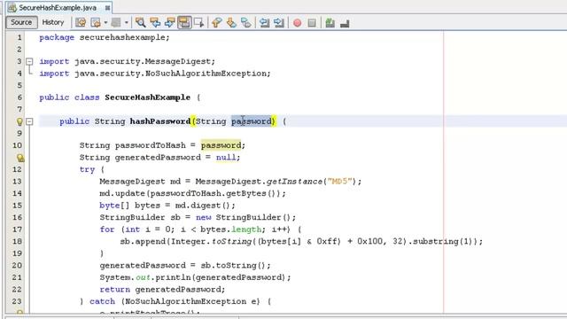 Java Cryptography Tutorials 4 Secure Hashing using MD5 in Java смотреть онлайн