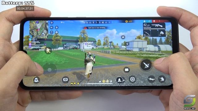 Samsung Galaxy A05 test game Free Fire Mobile смотреть онлайн