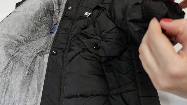 Детская куртка утепленная зимняя зима для мальчика 4-8 лет черная 4326 смотреть онлайн
