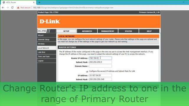 Configuring D-Link router as Repeater (Wired) || Range Extender (Wired) смотреть онлайн