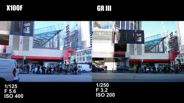 【Automatic mode】 Fuji X100F (standard) VS Ricoh GR3 (positive) смотреть онлайн