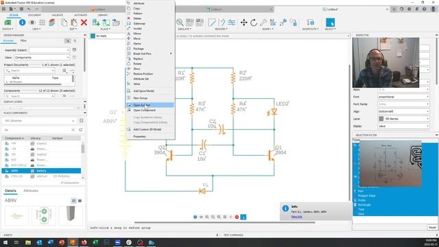 WinkyBlink in Fusion 360 Electronics Design 2023 version смотреть онлайн
