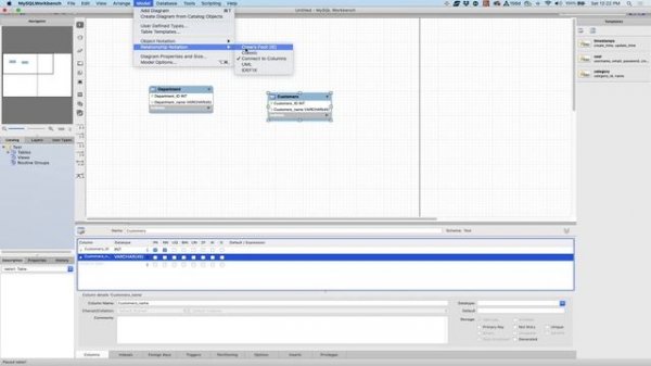 Create data model diagram ERD using MySQL workbench