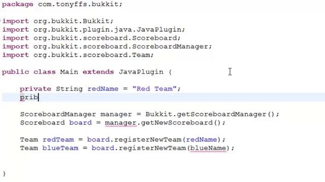 How to Program Your Very Own Bukkit MiniGame From Scratch! - Episode 1 - Scoreboard and Teams смотреть онлайн