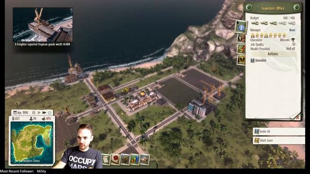 Tropico 5 - Supervillain DLC on High Difficulty - Part 1 смотреть онлайн