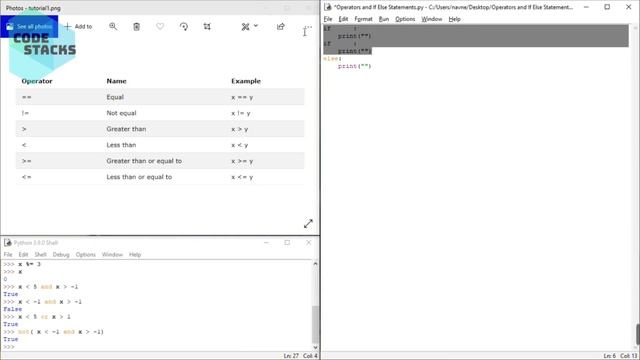 Conditional operators and If-Else statements смотреть онлайн
