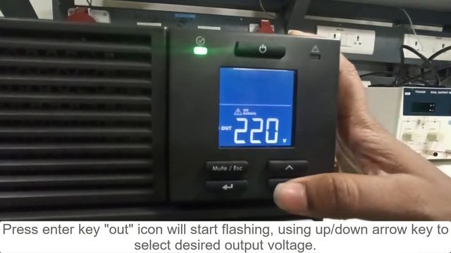 How to Set Output Voltage in UPS SRV2KRIL-IN | Schneider Electric Support смотреть онлайн