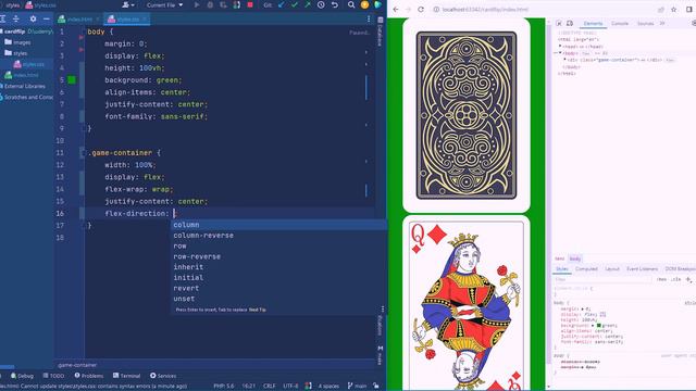 Браузерная игра на HTML, CSS и JavaScript. Часть 1 смотреть онлайн