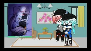 ||~Реакция на шипы~||^•Классик!Санс и Фелл!Санс•^||°GachaClub°||