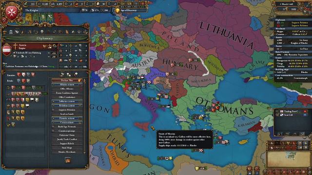 Europa Universalis 4. Прохождение за Госпитальеров. Часть 1: Антитурецкая коалиция смотреть онлайн