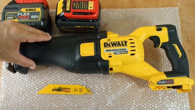 Review Serra Sabre 60v DCS388 Flexvolt Dewalt
