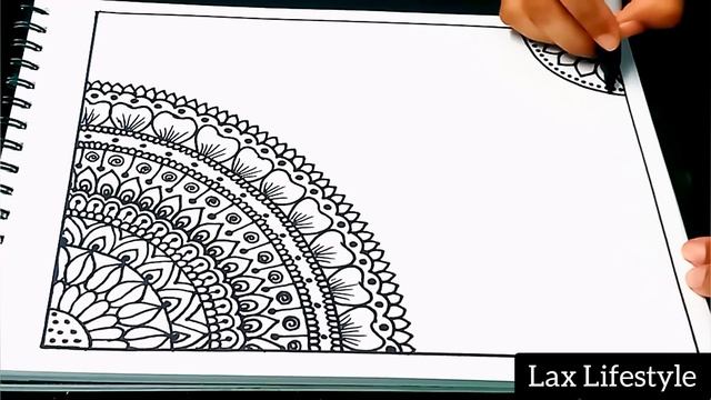 Art Therapy Series # 1 || Relaxing Mandala Art || @laxlifestyle ❤ смотреть онлайн