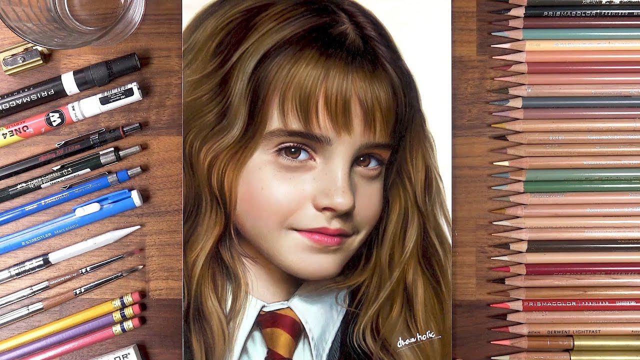 Drawing Hermione Granger drawholic смотреть онлайн