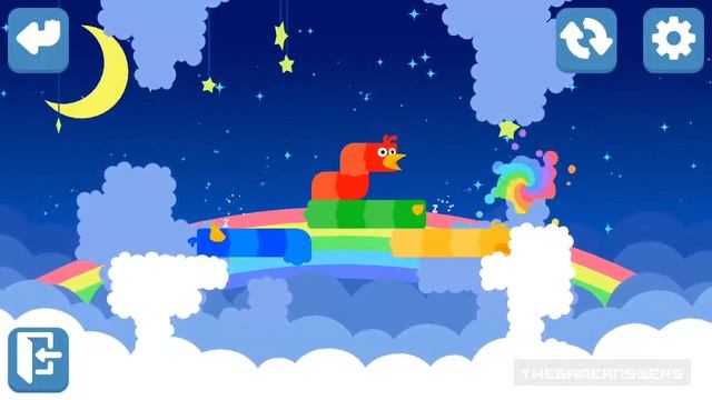 Snakebird Primer Star 1-6 Walkthrough смотреть онлайн