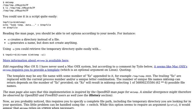 Unix & Linux: Finding the correct tmp dir on multiple platforms (3 Solutions!!) смотреть онлайн