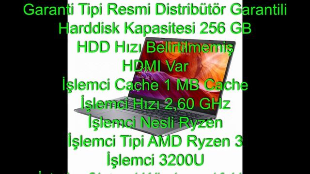 Asus D509DA BR129T AMD Ryzen 3 3200U 4GB 256GB SSD Vega 3 Windows 10 Home 15 6 смотреть онлайн