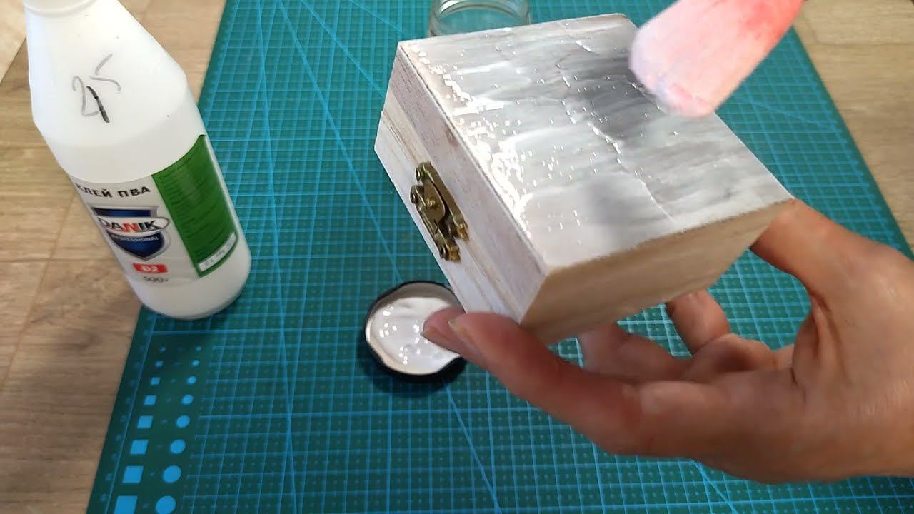 Как бюджетно сделать кракелюр из ПВА и эмульсионки смотреть онлайн