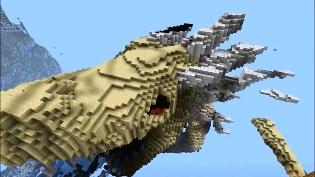 Красивая карта MInecraft "Война Драконов" смотреть онлайн