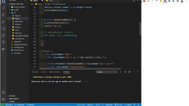 Belajar CRUD ReactJS Cuma 20 Menit #1 смотреть онлайн