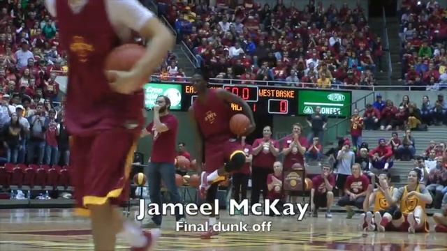 CFTV: Kourtlin Jackson wins Hilton Madness dunk contest смотреть онлайн
