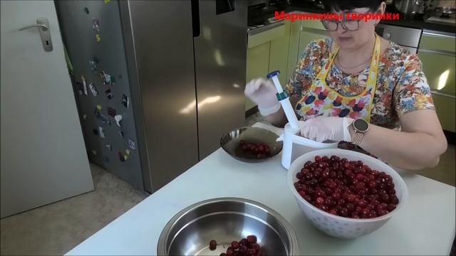 Вишня на зиму. Маринкины творинки. Всем МИРА и Добра! смотреть онлайн