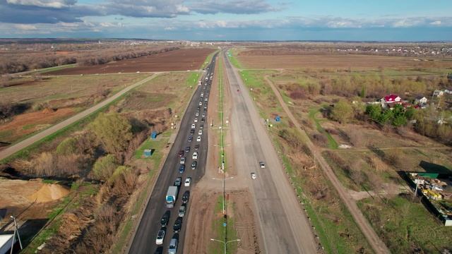 Гигантская пробка под Алексеевкой в сторону Самары смотреть онлайн