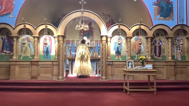Prophet Elias Greek Orthodox Church San Bernardino Sunday Divine Liturgy Mar 7th смотреть онлайн