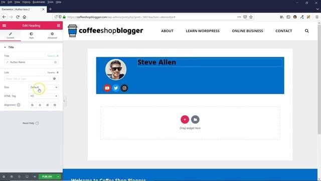 Create a Custom Author Box Using Elementor and GeneratePress смотреть онлайн