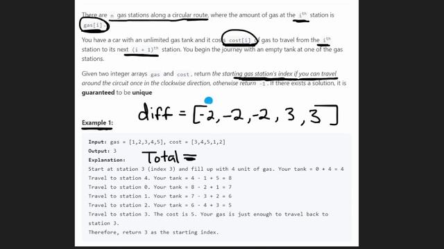 Gas Station - Greedy - Leetcode 134 - Python смотреть онлайн