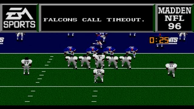 Madden NFL '96 (Sega Genesis) - Atlanta Falcons at New York Giants смотреть онлайн