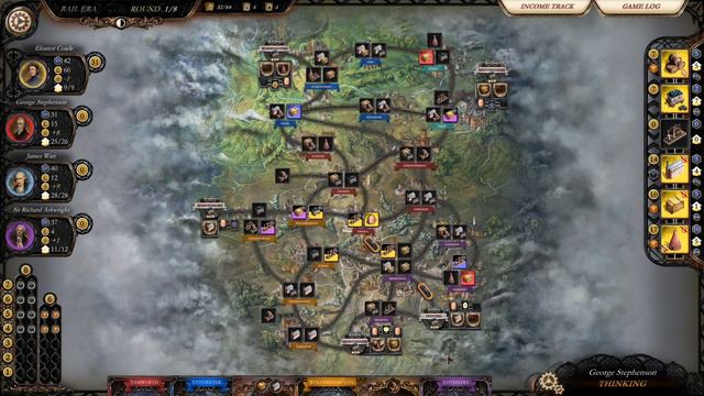 Steam版 白ブラス(Brass: Birmingham) 対AI対戦動画 смотреть онлайн