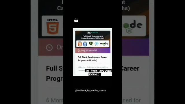 SKILL COURSES IN DEMAND ??? #career #skilldevelopment #business #careerdevelopment #fullstack смотреть онлайн