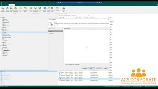 Veeam Backup & Replication — physical server Backup Best Practices